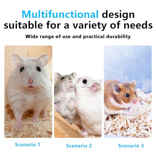 Haustier Hamster Badezimmer, Hamster Toilette, Sandbad Blühende Ratte, Sandbad Container Toilette Transparente Acryl Lemminge Badebox, Abnehmbarer Meerschweinchen Sand Badezimmer für Mäuse Lemminge
