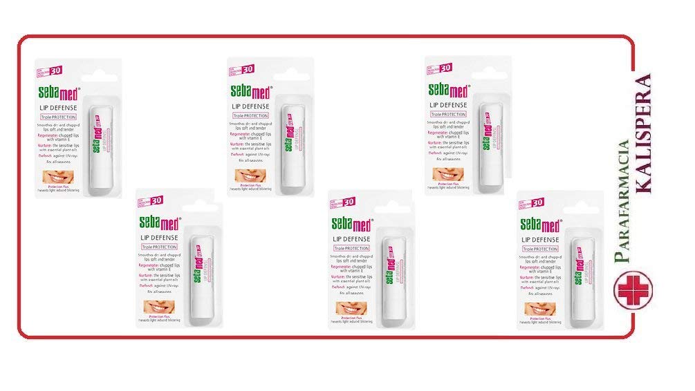 6 Sebamed Stick Lippen Lip Defense SPF 30 4,8 g