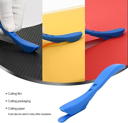 Miniatura 6 de EHDIS Cortador de papel de regalo, 2 paquetes de cortador de papel de regalo de Navidad, cortador de rollo de papel deslizante para vacaciones,