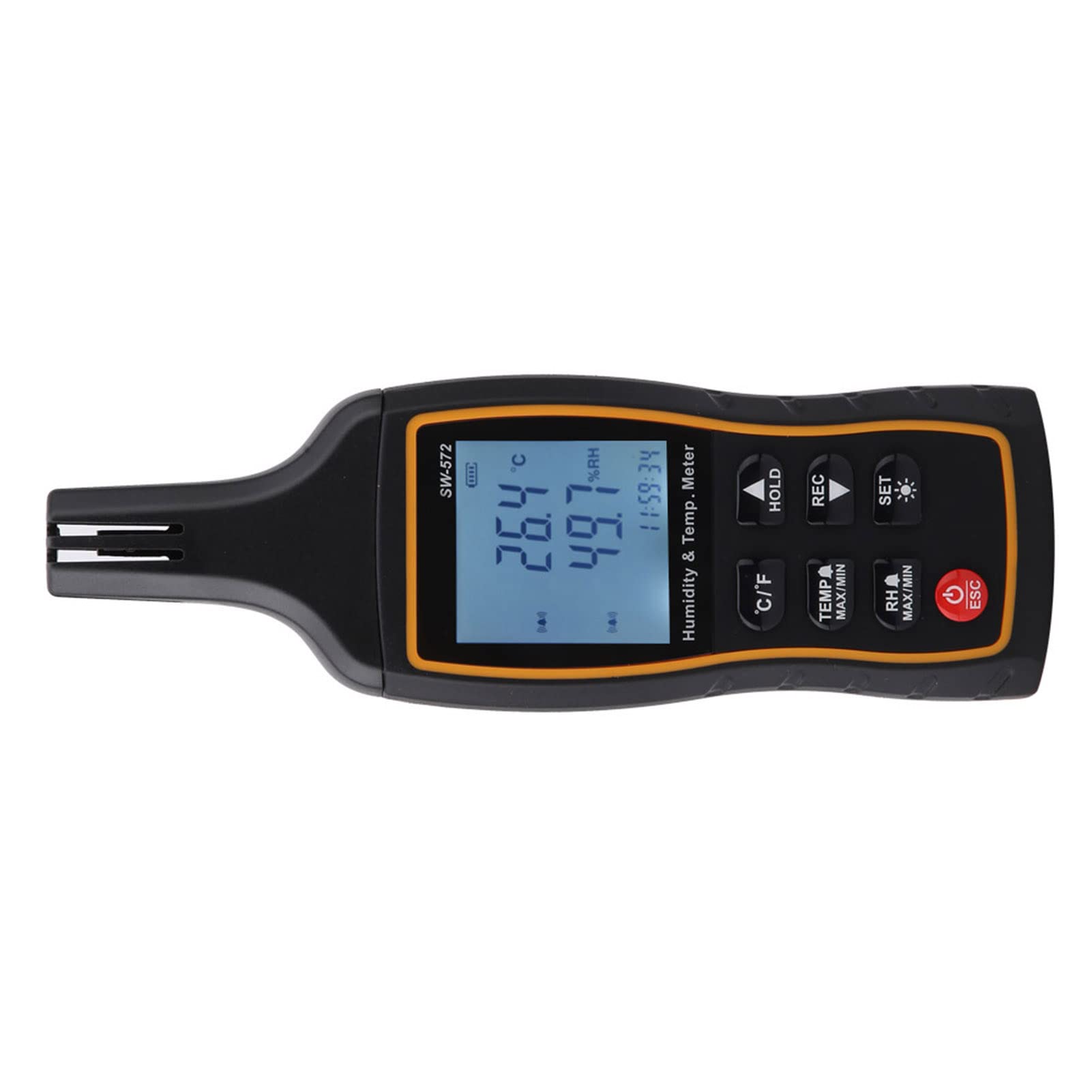 SW 572 LCD-Thermometer, Tragbarer Digitaler Temperaturdetektor, Hygrometer, Luftfeuchtigkeitsmonitor
