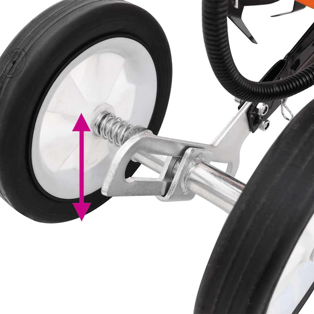 Fresa de suelo de gasolina de 52 cm³, 25 cm de ancho de trabajo, 10-12 cm de profundidad, 16 cuchillas de acero endurecido, depósito de 1,25 L, con botón ON-off, para parterres de jardín y