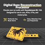 SoundStream BX-10A Bass Restoration Processor with Parametric Bass Equalizer, Digital Bass Processor for Car Audio, Balanced Inputs & Dash Mount Remote Control - Yellow - Image 2