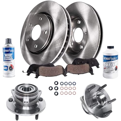 Image of Detroit Axle - Front Brake Kit for 4WD 1994-1999 Dodge Ram 1500