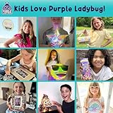 PURPLE LADYBUG Lip Balm Making Kit for Girls Age 8+ - BPA Free - Natural Ingredients - Make Your Own Lip Balm Set, Great 8 Year Old Girl Gifts, Arts and Craft Kit Toy for Ages 8 9 10 11+, Kid Presents - Image 9