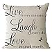Nunubee Cotone e Lino Shabby Chic Animale Copricuscini e Federe Cuscini Decorativi per Divano Letto 45x45cm
