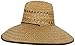 Headchange Wide Brim Lifeguard Hat Mexican Straw (Brown, Medium)