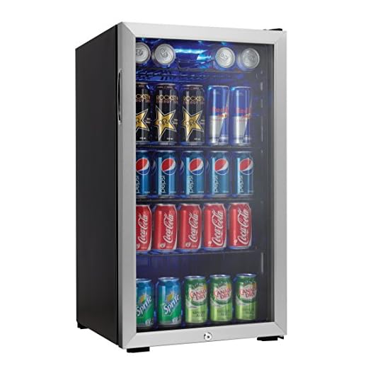 Danby 120 Can Beverage Center, Stainless Steel DBC120BLS