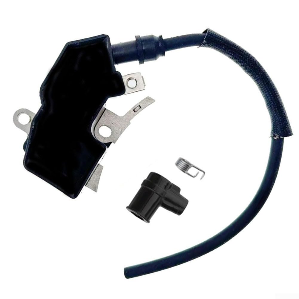 Bobina di accensione per motosega Echo CS-450 CS-450P – sostituisce A411000182 C1333 – Pacchetto ad alta tensione in PVC nero – Outdoor POWERs Equipment Part