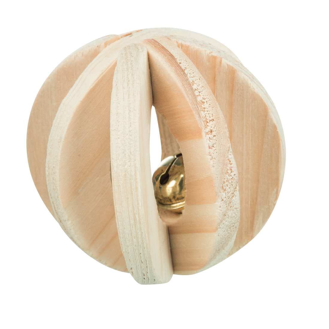 TRIXIE Wood Slat Ball with Bell Toy for Cats, Small Wooden Ball for Cats, Interactive Paying Training Toy for Cats, Rabbits and Guinea, ø 6 cm (B0C65B233W) Amazon Price History, Amazon Price Tracker