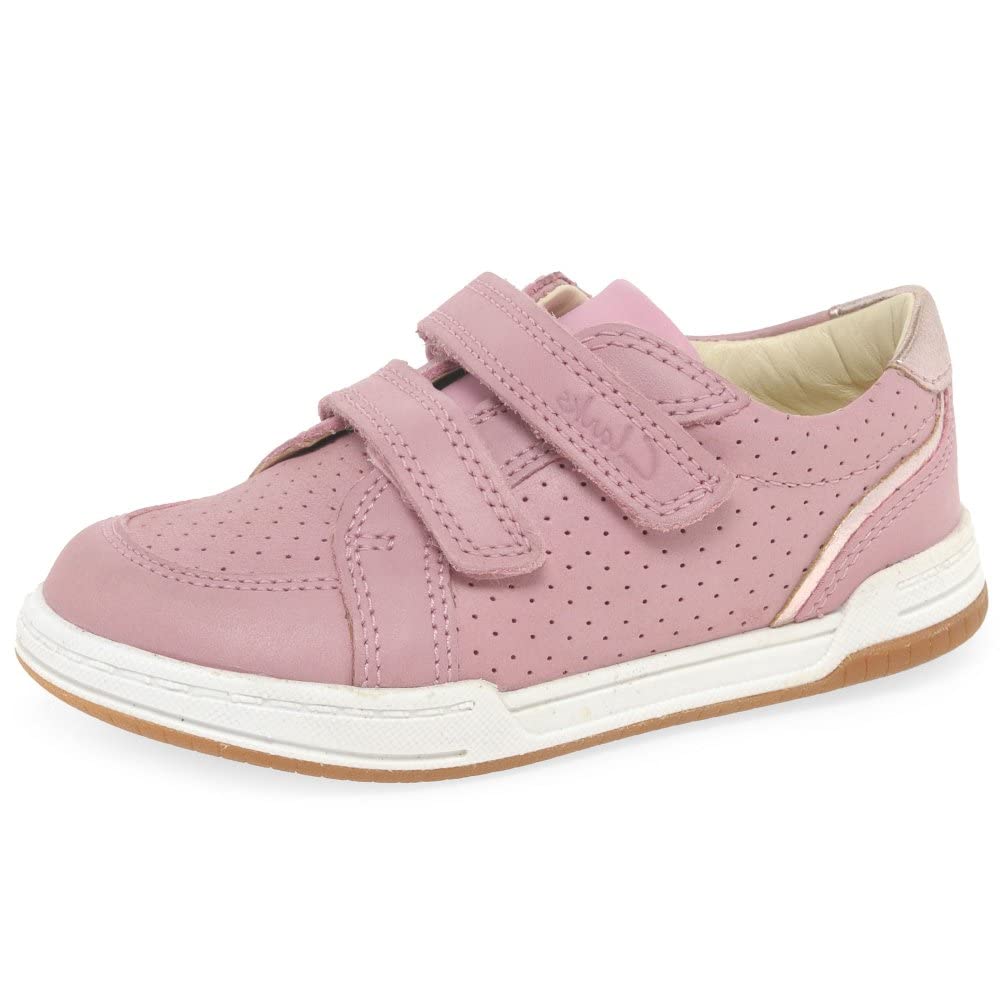 Clarks Fawn Solo K Childrens Light Pink Lea, 12.5