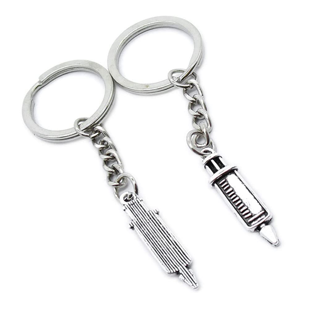 SJ MART 10cm KEYRING イトゥク Amazon.com: 10 Pieces Keychain Keyring Door Car Key Chain Ring Tag