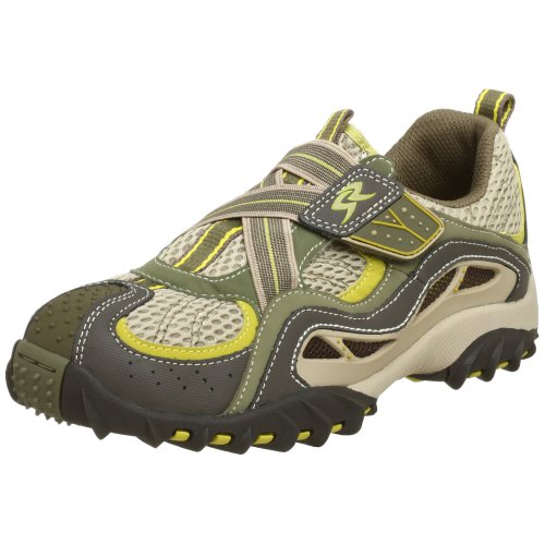 Stride Rite Little Kid/Big Kid Beowulf Quick Close Slip-On,Cinder/Brown/Green,13.5 M US Little Kid