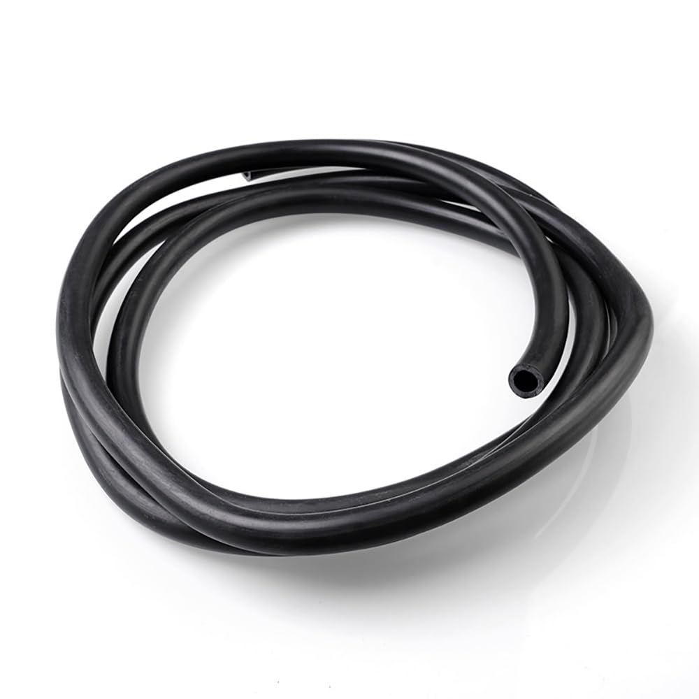 Dyibingdyb 1 Meter High Temperature Resistant Fkm Rubber Hose, Black Fluorine Tubing 2Mm-25Mm, Anti-Corrosion Pipe(Id 18Mm X Od 24Mm)