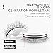 XTKDAIUI Lash Buddly Self-Adhesive Eyelashes Reusable,No Glue or Eyeliner Needed,Faux Mink Lashes,48H Strong Hold, No Sticky Residue,fluffy and are very natural W09
