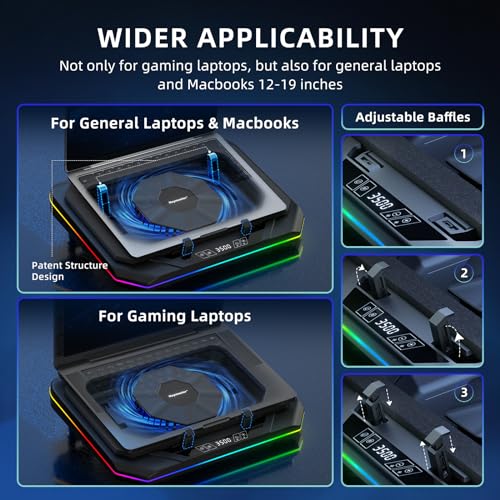 Laptop Cooling Stand with Fans