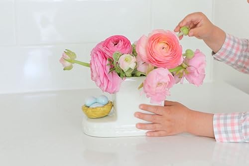 Miniatura 11 de Nora Fleming A Tisket, A Tasket (cesta con huevos) A214 - Decoración navideña de cerámica pintada a mano - Minis de primavera para el hogar