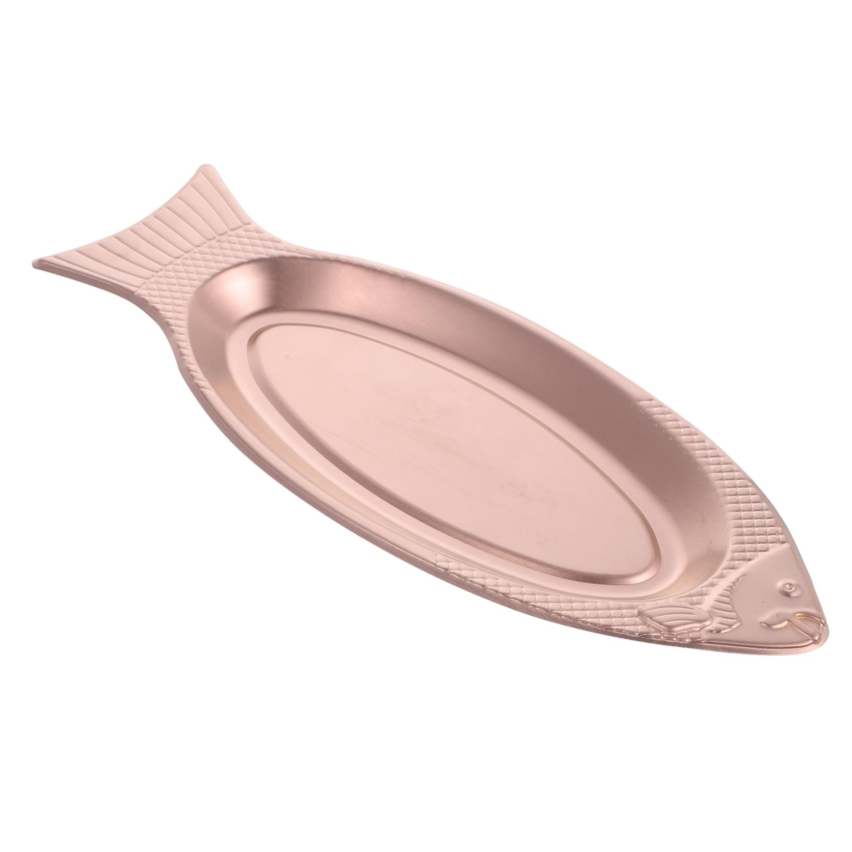 BRIGHTFUFU Fish Shaped Serving Plate Food Storage Dish for Grilled Fish for Home Restaurants and Entertaining
