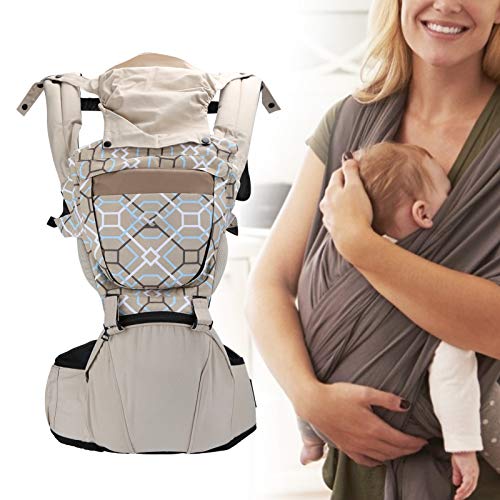 Draagzak Heupdrager Ergonomische Taille Kruk Babydrager Voorkant Pasgeboren Sling Wrap Katoen Comfortabele… - Image 8
