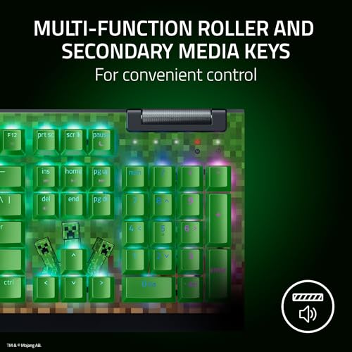 BlackWidow V4 X Tastiera meccanica da gaming: interruttori verdi tattili e cliccabili - 6 tasti macro - Chroma RGB - Keycaps ABS Doubleshot - Smorzamento del suono e stabilizzatori - edizione - Tastiera gaming - Immagine 3