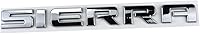 Vista 2 de 1 placa de identificación de Sierra Emblema 3D Insignia brillante ajuste Sierra (cromo)