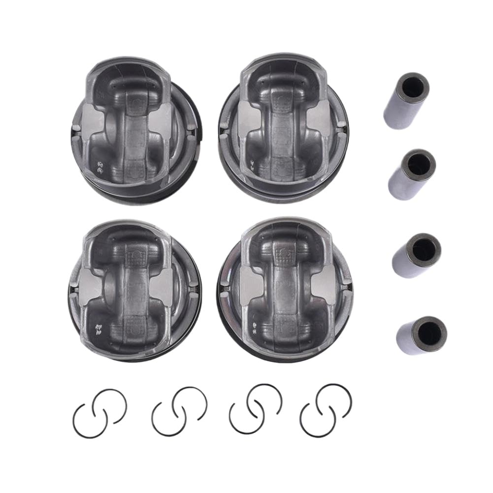 Set pistone e fasce elastiche motore compatibile con Optima e Sonata 2.4L 2011 2012 2013 Codice articolo 234102G500