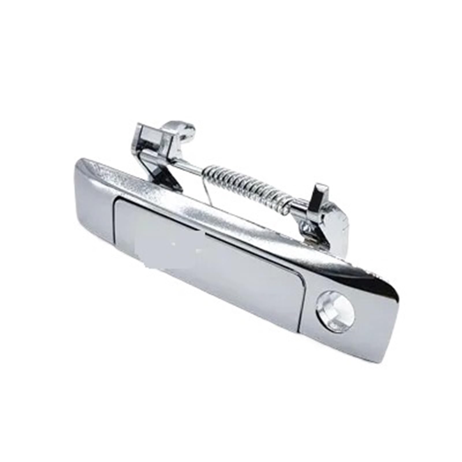 DUHNXUJ Car Door Handle for Ranger T6 T7 T8 2012-2019 BT50 Black and Chrome Tailgate Handle Back Door(Chrome with Hole)