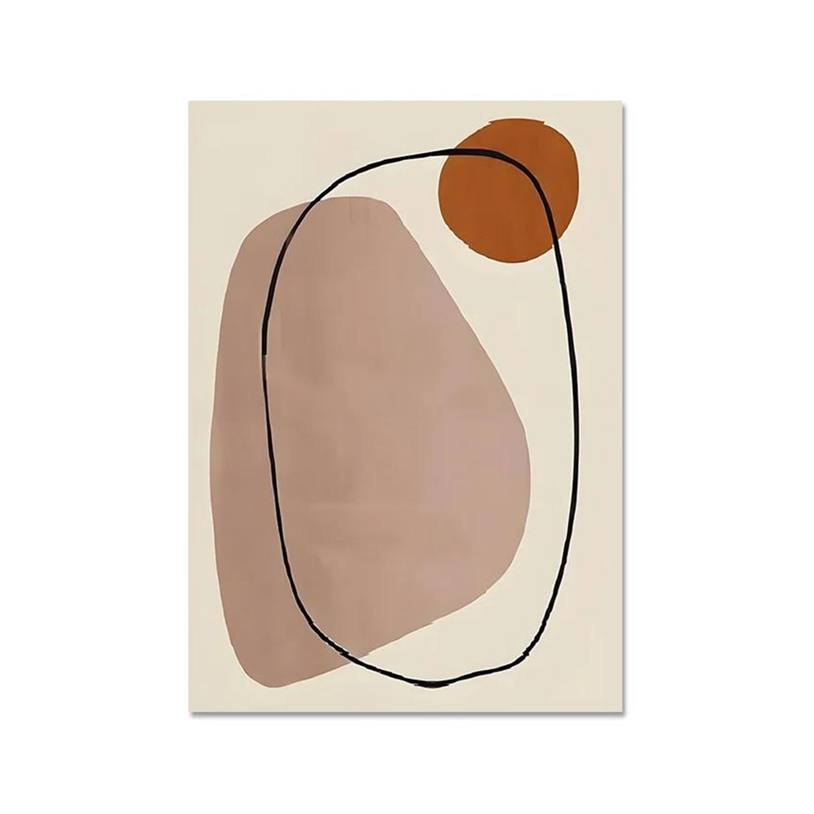 Peinture sur toile esthétique XENITE decoration murale 40x50