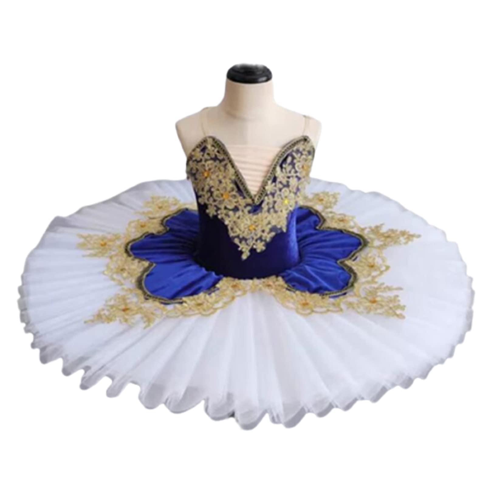 Falda de Tutú de Ballet para Niña Disfraz de El Lago de Los Cisnes para Danza del Vientre para Competición Actuación Y Práctica (T2188)