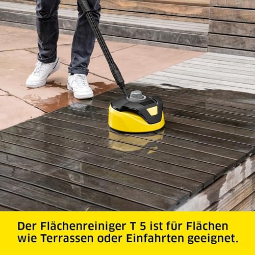 Kärcher Hochdruckreiniger K 4 Classic Home, Druck: max. 130 bar, Fördermenge: 420 l/h, Fläche: 30 m²/h, Wasserfilter, Gewicht: 4,6 kg, Hochdruckpistole, Dreckfräser, Strahlrohr, Home Kit 5