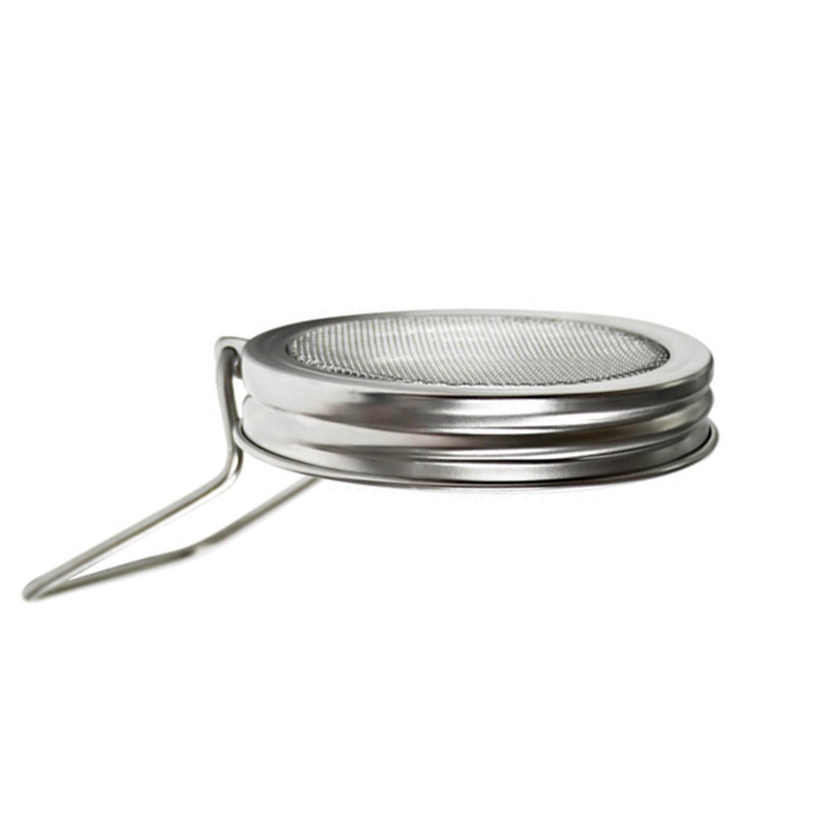 Rustproof Stainless Steel Wide Mouthes Masons Jar Lid with Filter Screen and Sprouting Cover for Food Storage Stainless Steel Masons Jar Lid Broadmouth Strainer
