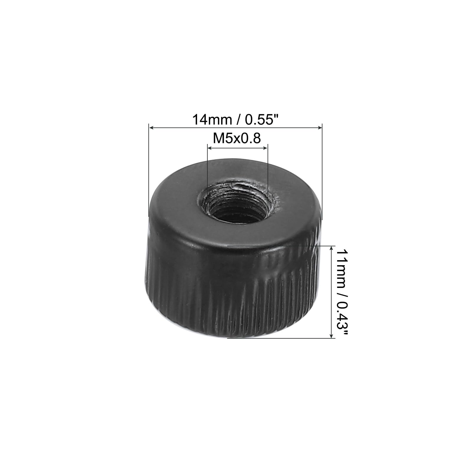 PATIKIL M5x11x14 Cap Nut - Image 2