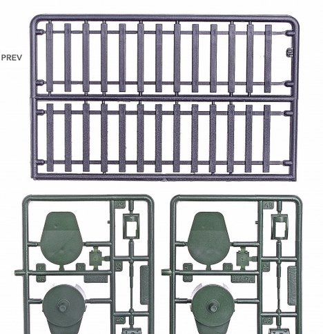Plastic model OB-3 armored railway car with two T-26 turrets (1933) UMT612