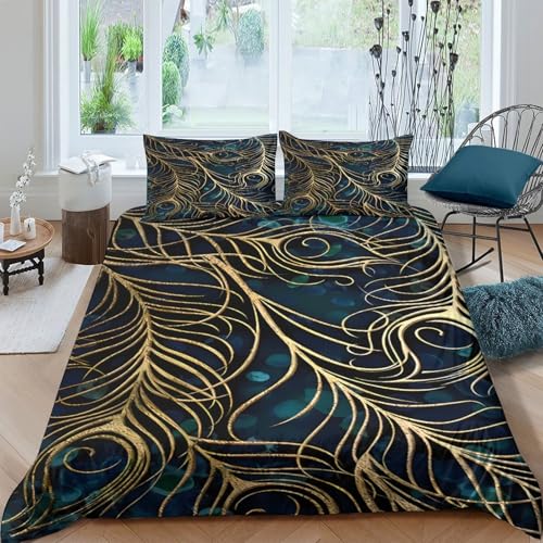 Parure de lit style japonais 260x220 de qualité supérieure avec impression 3D durable - 4
