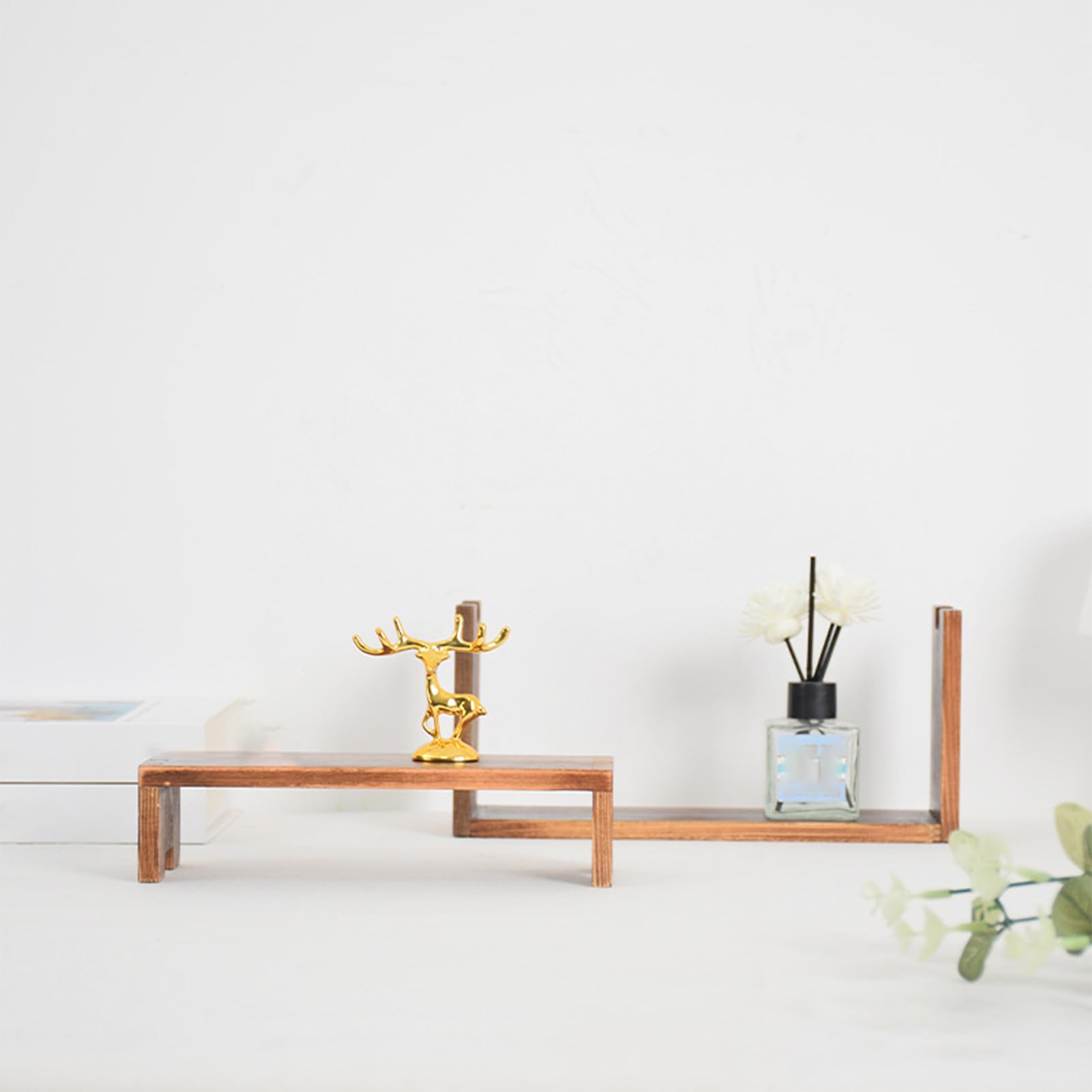 Rehausseurs en Bois pour présentation sur Table, Base pour Desserts et gâteaux en Bois | Structure empilable pour Desserts, Figurines, Bijoux et présentoirs Alimentaires