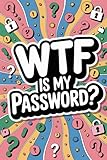 stocking stuffers: password book: wtf is my password: small organizer with alphabetical tabs for women and men