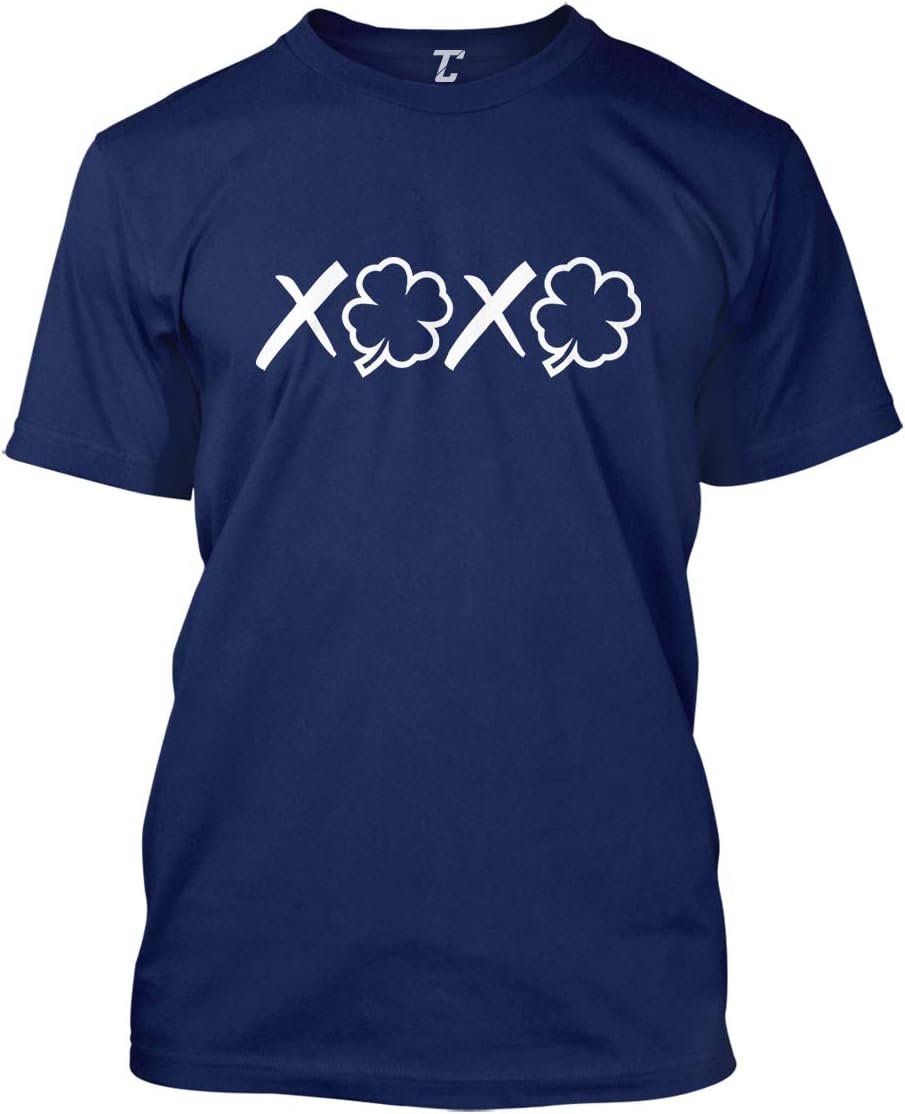 X's and Four Leaf Clovers - Shamrock Luck Love Men's T-Shirt