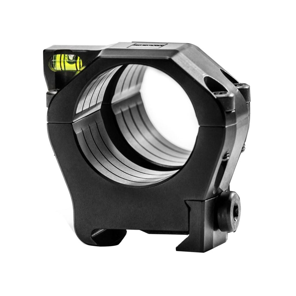 ZEISS Precision Ultralight 1913 Mil-Spec Rifle Scope Mounting Rings with Anti-Cant Bubble Level, Black