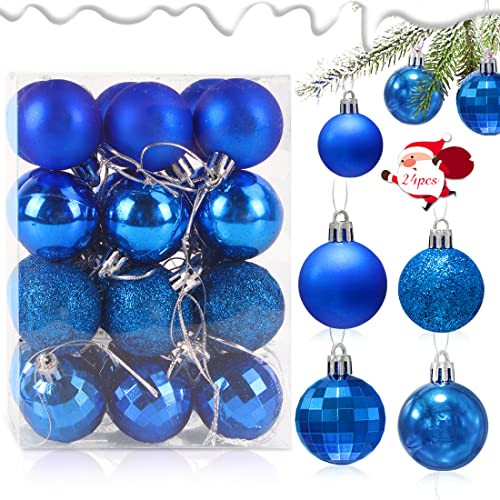 24PCS Palle di Natale Nero 4CM Palle per Albero di Natale | FindTheDeal