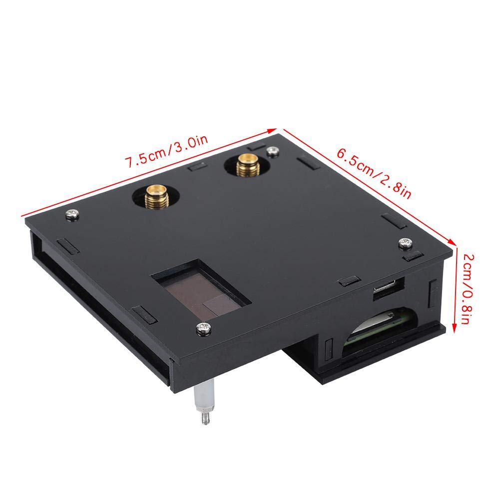 USB Kit de Caja de Antena con Módulo Hotspot Dúplex con Screnn para MMDVM Raspberry Pi DIY OLED(Negro)
