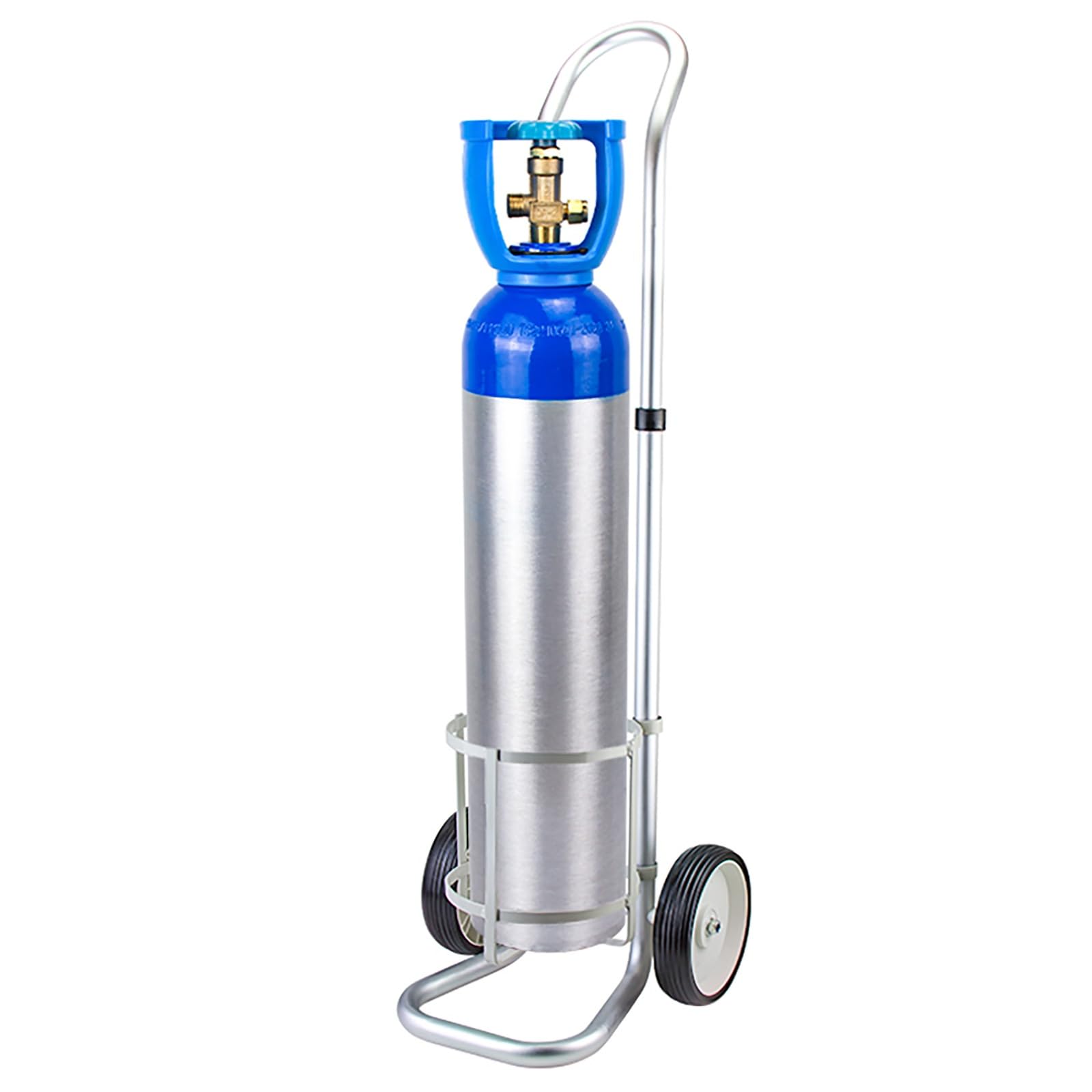 Srnsaeb One Color Oxygen Tank Cart On Wheels For Traveling/ Rvs/ Clinics/ Hospitals, Portable Rolling Cylinder Cart Carrier Storage Rack Hold ≤ 20L Capacity, Gas/ Nitrogen/ Acetylene Bottle Holder Trolley(Dia 23.5Cm (9