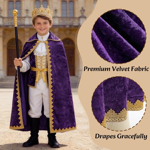 Disfraz de Rey para Niños, Set Completo miniatura 5