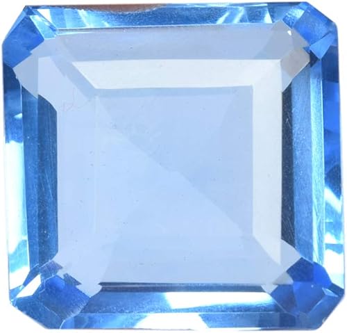 Topacio Azul 145.00 Ct Topacio Brasileño Cuadrado Topacio Azul Piedra Preciosa Suelta, Piedra, Topacio fabricado