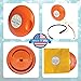 Throwable Emergency Rescue Disc for Water and Ice Rescues - Single DISC with Quick Release Bag