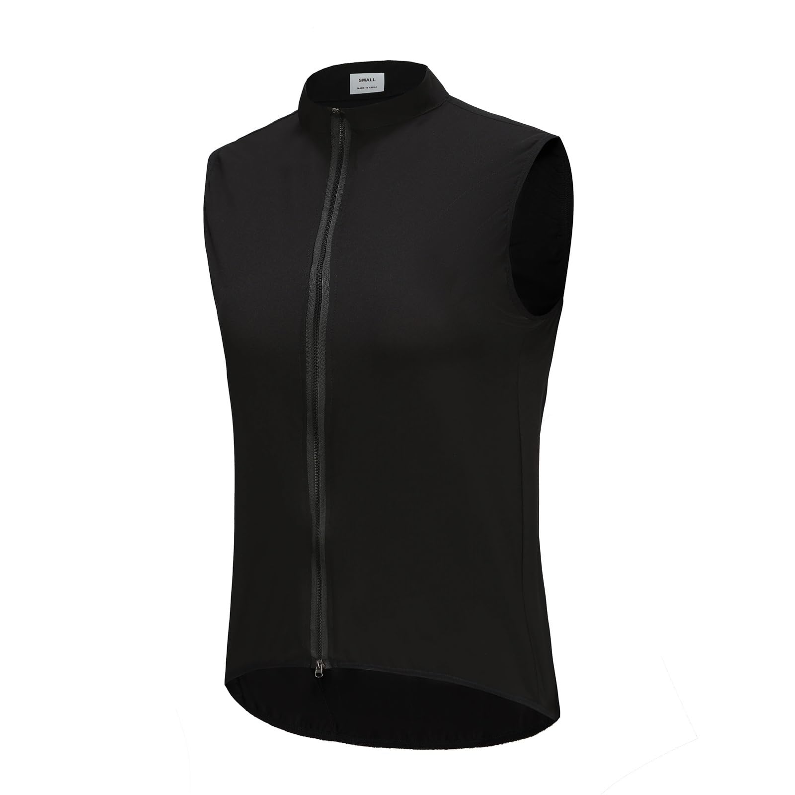 Smanicato Ciclismo Gilet da Ciclismo Antivento Impermeabile Leggero da Ciclismo Senza Maniche Giacca da Bici Uniforme da Bici Maglia da Ciclismo Abbigliamento Gilet(Black,S)