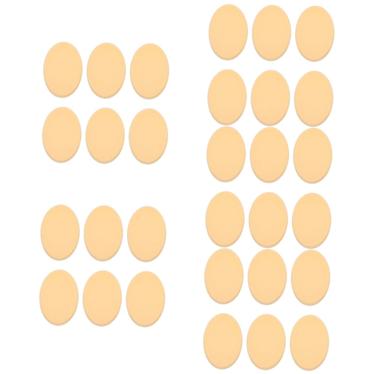 minkissy 30stücke Ovaler Makeup-schwämme Dual-use Gesichtsschwämme Für Foundation Flüssig Und Puder-make-up Hochwertige Waschbare Kosmetik-schwämme Für Hauttypen
