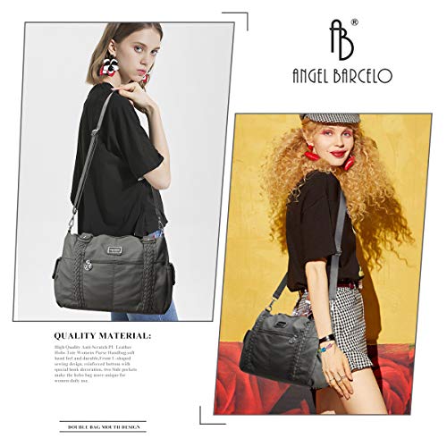 Image of Angel Barcelo Purses for Women Soft PU Leather Shoulder Bag Crossbody Purse and Handbags