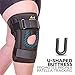 BraceAbility Plus Size Chondromalacia Knee Brace - XXXL U-Shaped Patellofemoral Pain Syndrome Under Kneecap Stabilizing Support for Patellar Tendonitis, Meniscus Tears, Arthritis Support (3XL)