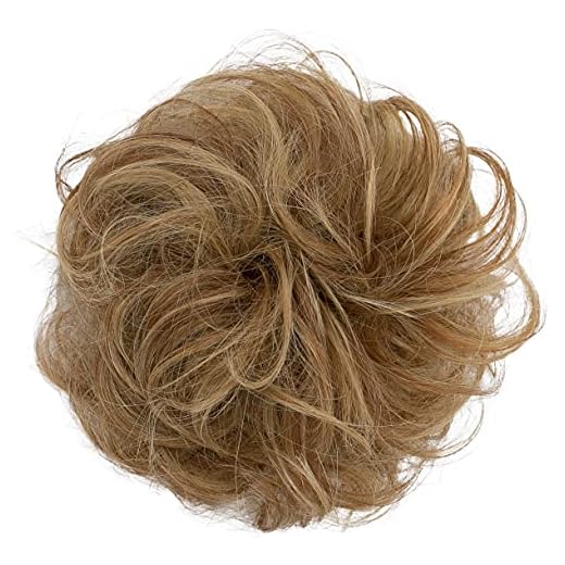 PRETTYSHOP 100% Äkta Hår Hårsnodd Löshår Hästsvans Håruppsättning Röd Blond Mix H312n