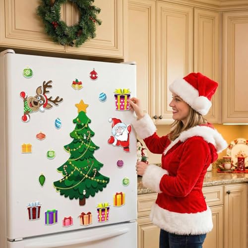Árbol de Navidad Magnético para Refrigerador 11in miniatura 4