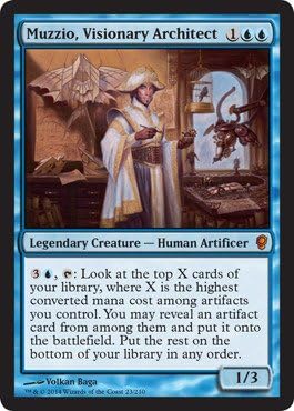 Magic The Gathering - Muzzio, Visionary Architect (23/210) - Conspiracy